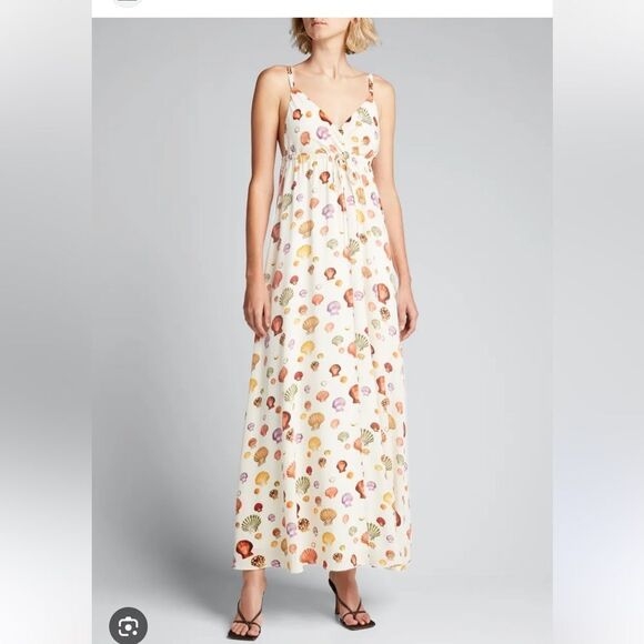 NWT L'AGENCE Sachi Shell-Print Dress size small - Picture 1 of 6